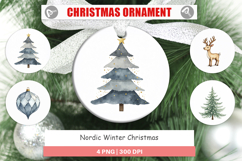 Nordic Winter Christmas Ornament Product Image 1