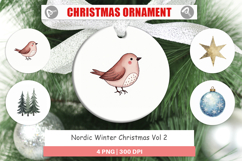 Nordic Winter Christmas Ornament Product Image 1