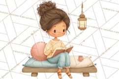 Hygge Nordic Winter Deer Rabbit Clip Art PNG Graphics Product Image 4