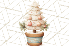 Hygge Nordic Winter Deer Rabbit Clip Art PNG Graphics Product Image 2