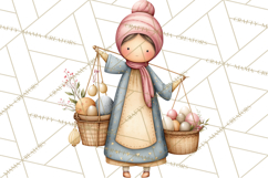 Hygge Nordic Winter Deer Rabbit Clip Art PNG Graphics Product Image 4