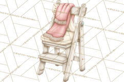 Hygge Nordic Winter Deer Rabbit Clip Art PNG Graphics Product Image 4