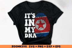 It's in my DNA North Korea Flag Fingerprint Sublimation PNG Product Image 2