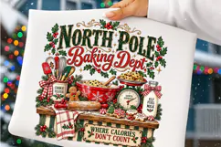 North Pole Baking Dept PNG | Where Calories Don’t Count Png Product Image 3
