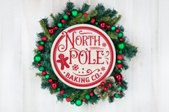 North Pole Baking Co Round SVG Ornament Product Image 3