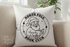 North Pole Book Club SVG PNG - Christmas Book Lover Girl Product Image 5