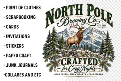 North Pole Brewing Co PNG | Crafted for Cozy Nights Vintage Product Image 2