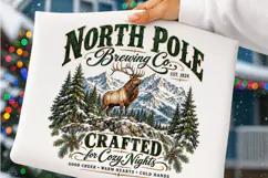 North Pole Brewing Co PNG | Crafted for Cozy Nights Vintage Product Image 3