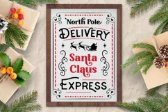 north pole delivery santa claus express