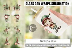 Glass Can North Pole Elves Product Image 1