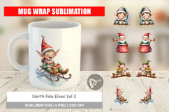 Mug Wrap North Pole Elves Product Image 1