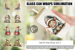 Glass Can North Pole Elves Product Image 1