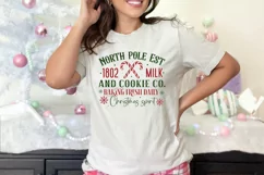 North Pole Est 1802 Milk And SVG ,Christmas SVG Design Product Image 2