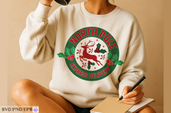 North Pole Express Delivery SVG Christmas Holiday Cut File Product Image 3