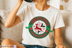 North Pole Express Delivery SVG Christmas Holiday Cut File Product Image 4