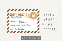 North Pole Express - Christmas Gift Tag Sticker Product Image 2