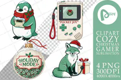 North Pole Handheld Gaming Heroes Sublimation Product Image 1