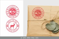 Santa is Coming Postmark Illustration Product Image 1