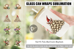 North Pole Mailroom Mayhem Glass Can Product Image 1