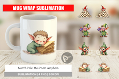 North Pole Mailroom Mayhem Mug Wrap Product Image 1