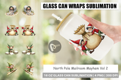 North Pole Mailroom Mayhem Glass Can Product Image 1