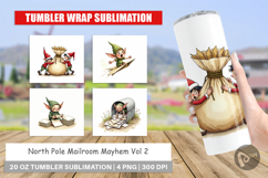 North Pole Mailroom Mayhem Tumbler Product Image 1