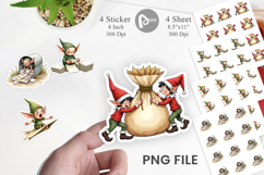 North Pole Mailroom Mayhem Sticker Product Image 1