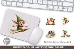 North Pole Mailroom Mayhem Mouse Pad Product Image 1