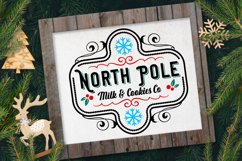 North Pole Milk and Cookies SVG color