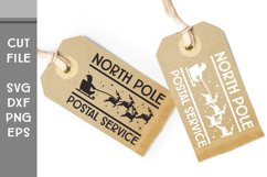 North Pole Postal Service, Hand Lettered Christmas SVG Product Image 4