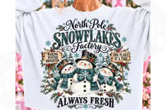 North Pole Snowflakes Factory Always Fresh Christmas Snowman Product Image 1