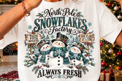 North Pole Snowflakes Factory Always Fresh Christmas Snowman Product Image 3