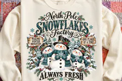North Pole Snowflakes Factory Always Fresh Christmas Snowman Product Image 4
