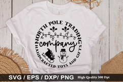 North pole trading company - Christmas SVG Design Product Image 1