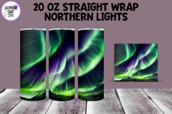 Northern Lights Sublimation Tumbler Wrap Bundle Product Image 2
