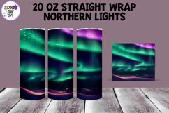 Northern Lights Sublimation Tumbler Wrap Bundle Product Image 4
