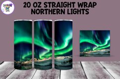 Northern Lights Sublimation Tumbler Wrap Bundle Product Image 9