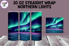 Northern Lights Sublimation Tumbler Wrap Bundle Product Image 10