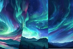 Northern Lights Digital Paper Bundle Product Image 2