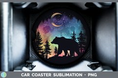 GorgeousNorthern Lights Car Coaster design.