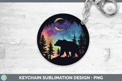 GorgeousNorthern Lights Keychain design.