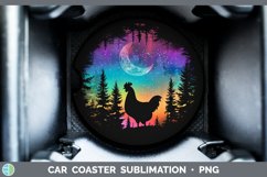 GorgeousNorthern Lights Car Coaster design.