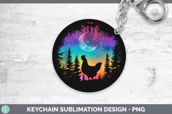 GorgeousNorthern Lights Keychain design.