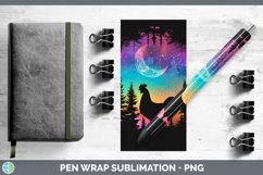 GorgeousNorthern Lights Pen Wrap design.