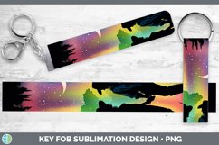 GorgeousNorthern Lights Key Fob design.