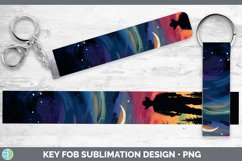 GorgeousNorthern Lights Key Fob design.