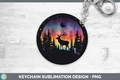 GorgeousNorthern Lights Keychain design.