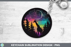 GorgeousNorthern Lights Keychain design.