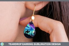 GorgeousNorthern Lights Teardrop Earrings design.