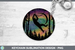 GorgeousNorthern Lights Keychain design.